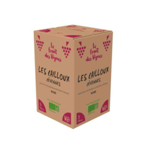 BIB 5L - LES CAILLOUX Rosé - IGP CEVENNES - Le Fruit des Vignes