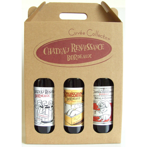 VALISETTE 3 X 75cl BORDEAUX COLLECTOR