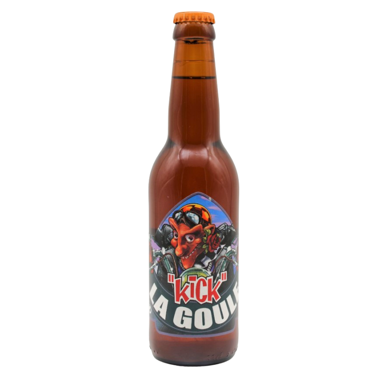 LA GOULE KICK - Bière Blonde - 33cl LA GOULE KICK - Bière Blonde - 33cl