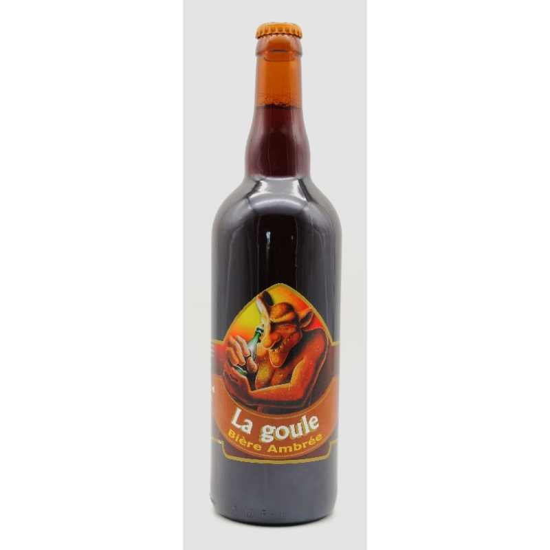 LA GOULE - Bière Ambrée - 75cl