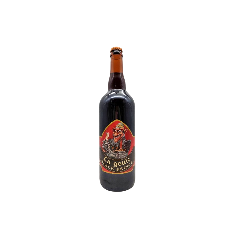 LA GOULE BLACK PRINCE - Bière Brune - 75cl