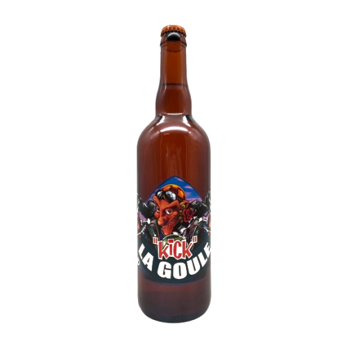LA GOULE KICK - Bière Blonde - 75cl
