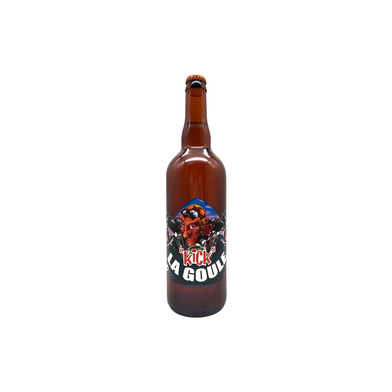 LA GOULE KICK - Bière Blonde - 75cl LA GOULE KICK - Bière Blonde - 75cl
