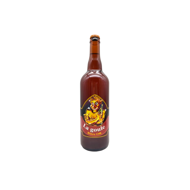 LA GOULE OR - Bière Blonde - 75cl