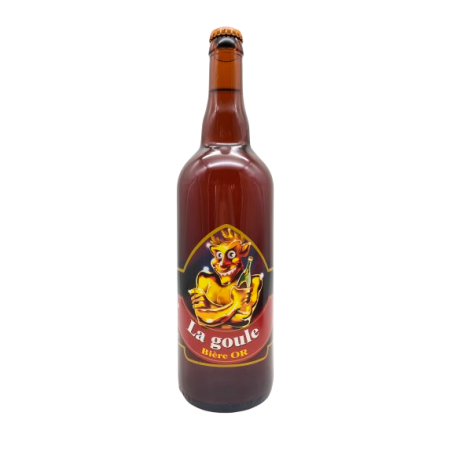 LA GOULE OR - Bière Blonde - 75cl