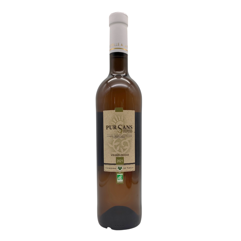 PUR SANS SULFITES Blanc - IGP CEVENNES 2023