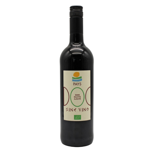 IGP PAYS D'OC  - SINE VINO ss sulfites ajoutés
