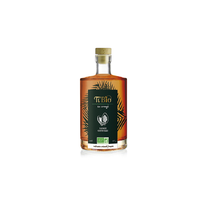 TI'BIO PAPAYE CANELLE - Rhum arrangé TI'BIO PAPAYE CANELLE - Rhum arrangé