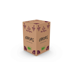 BIB AOP CAHORS ROUGE - Le Fruit des Vignes