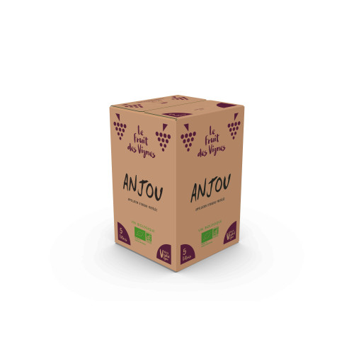 BIB 5L - AOP ANJOU - Rouge - Le Fruit des Vignes