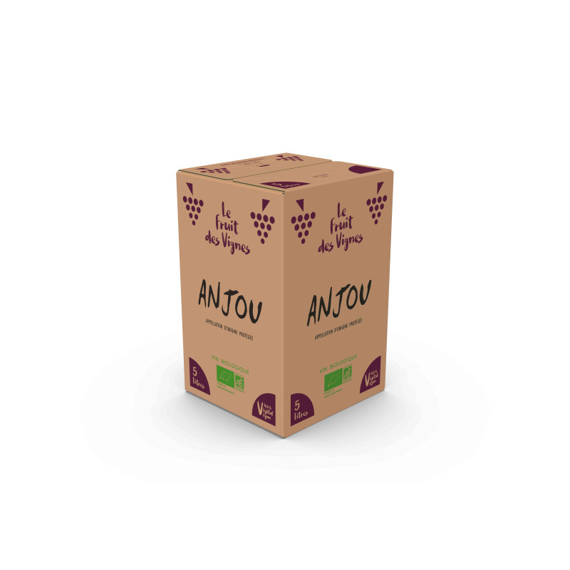 BIB 5L - AOP ANJOU - Rouge - Le Fruit des Vignes