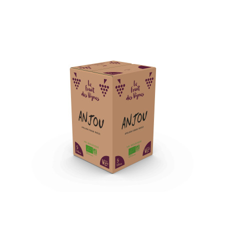 BIB 5L - AOP ANJOU - Rouge - Le Fruit des Vignes