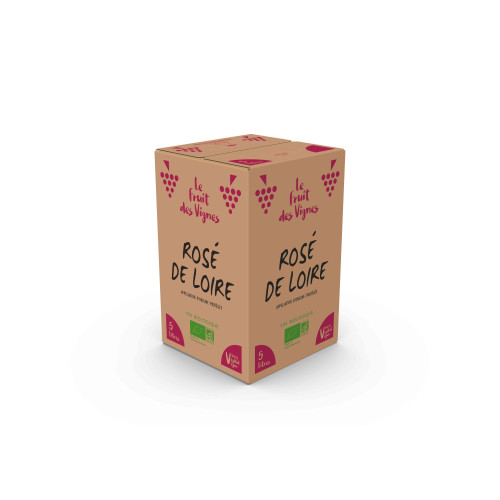 BIB 5L - AOP ROSÉ DE LOIRE - Le Fruit des Vignes
