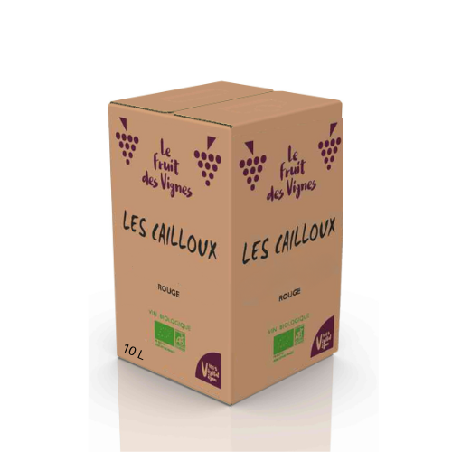 BIB 10L - LES GRANDS CAILLOUX - Rouge