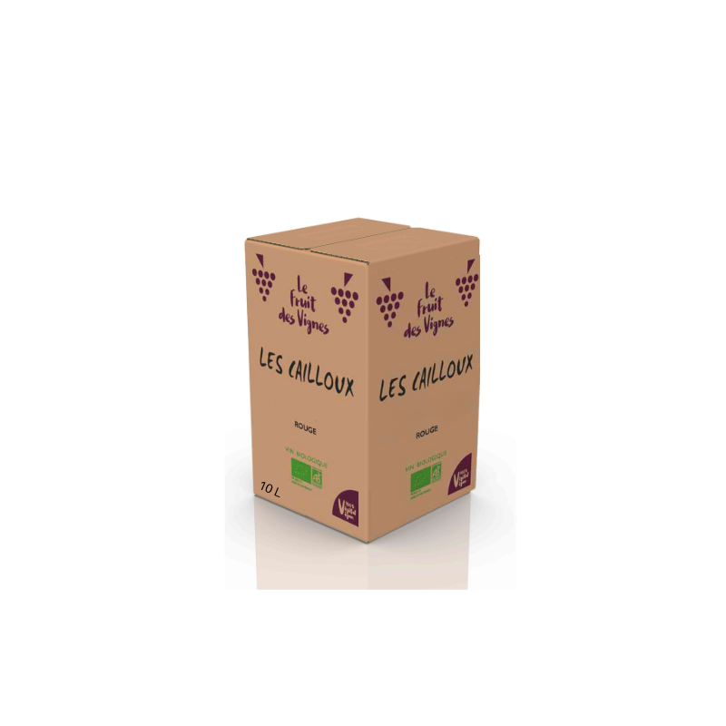 BIB 10L - LES GRANDS CAILLOUX - Rouge