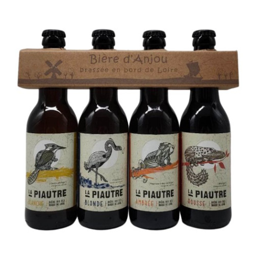 PACK 4 PIAUTRE MIXEE - Bière d'Anjou