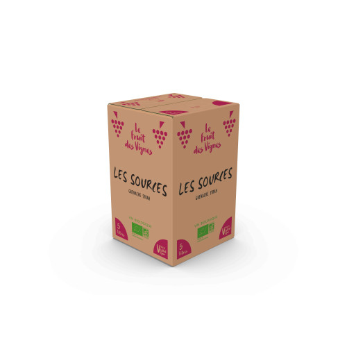 BIB 5L - LES SOURCES ROSÉ - Le Fruit des Vignes