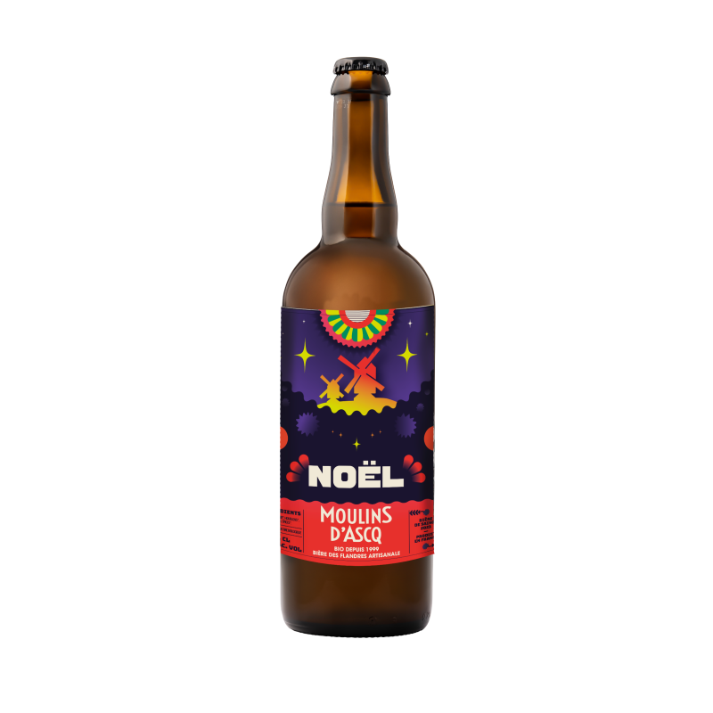MOULINS D'ASCQ - Bière de Noël - 75cl