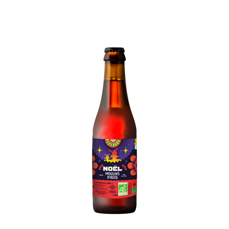 MOULINS D'ASCQ - Bière de Noël - 33cl
