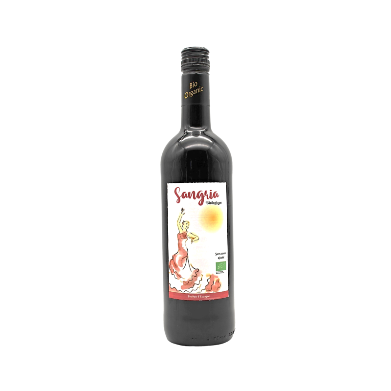 SANGRIA FLAMENCO BIOLOGIQUE ROUGE FAMILLE DELGADO 8% 75CL