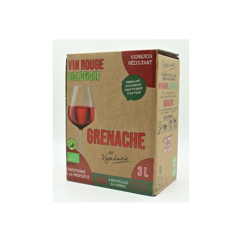 BIB 3L - GRENACHE VEGA LUCIA ROUGE - Famille Delgado