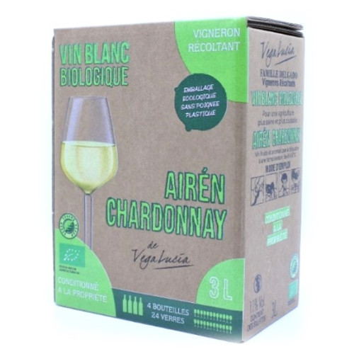 BIB 3L - AIREN CHARDONNAY VEGA LUCIA BLANC - Famille Delgado