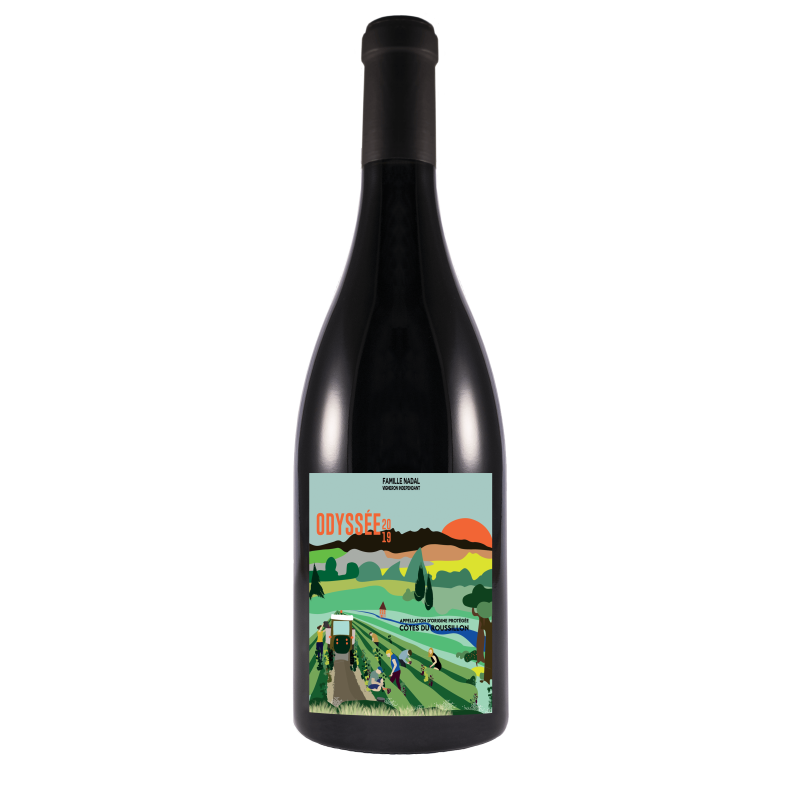 AOP CÔTES DU ROUSSILLON 2019 Odyssée rouge - Château Nadal Hainaut AOP CÔTES DU ROUSSILLON 2019 Odyssée rouge - Château Nadal Hainaut