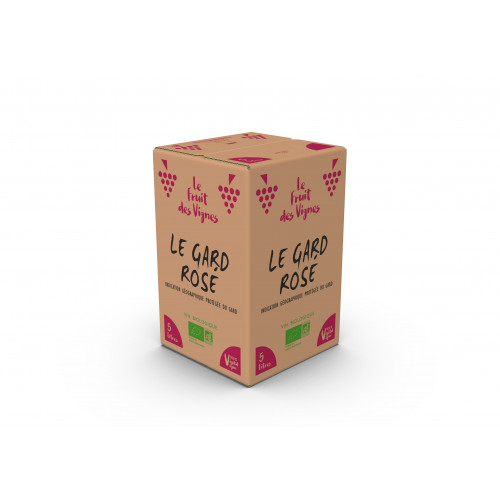 BIB 5L - Le GARD Rosé - Le Fruit des Vignes