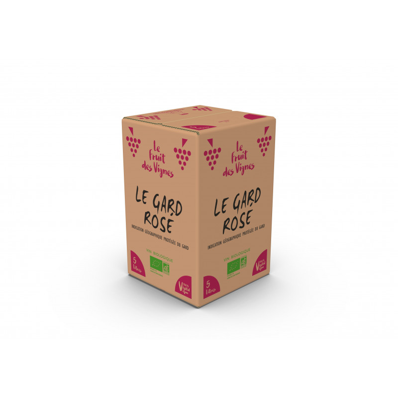 BIB 5L - Le GARD Rosé - Le Fruit des Vignes