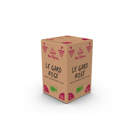 BIB 5L - Le GARD Rosé - Le Fruit des Vignes