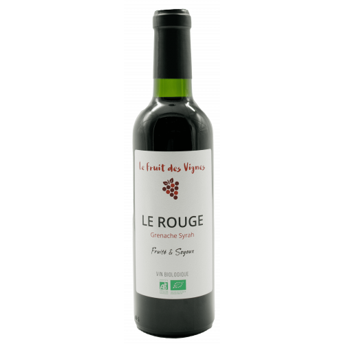 DEMI BOUTEILLE LE ROUGE - Le Fruits des Vignes VDCE