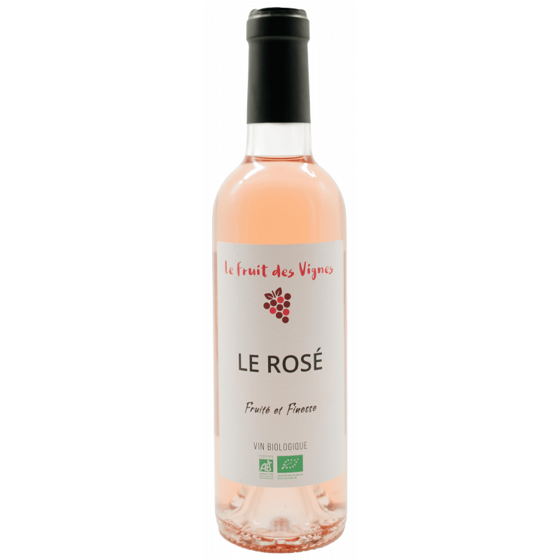 DEMI BOUTEILLE LE ROSÉ - VDCE Le Fruits des Vignes