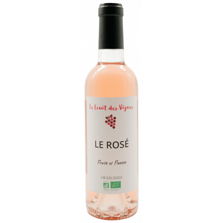 DEMI BOUTEILLE LE ROSÉ - VDCE Le Fruits des Vignes