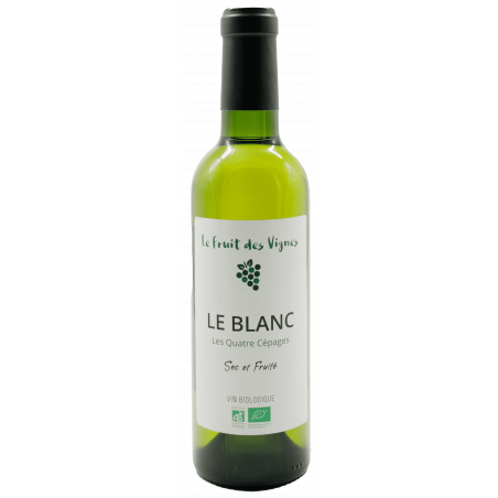 DEMI BOUTEILLE LE BLANC - VDCE Le Fruits des Vignes