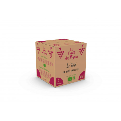 BIB 3L - LE ROSÉ - Le Fruit des Vignes