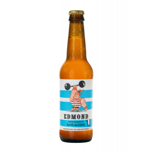 EDMOND - BIERE BLANCHE SANS ALCOOL - 33cl