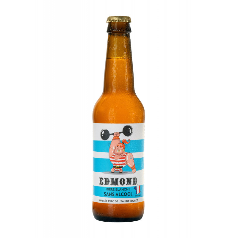 EDMOND - BIERE BLANCHE SANS ALCOOL - 33cl