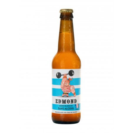 EDMOND - BIERE BLANCHE SANS ALCOOL - 33cl