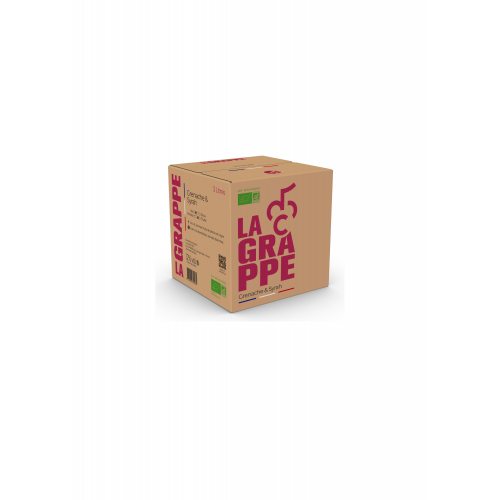 BIB 3L - Rosé - Syrah Grenache - La Grappe - Vin de France