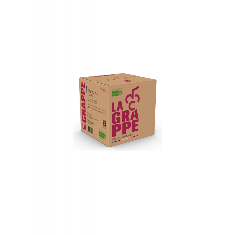 BIB 3L - Rosé - Syrah Grenache - La Grappe - Vin de France