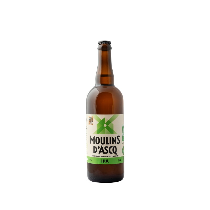 MOULINS D'ASCQ - Bière IPA India Pale Ale - 75cl