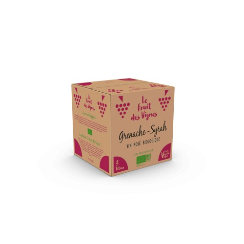BIB 3L - GRENACHE SYRAH - Rosé - Le fruit des Vignes