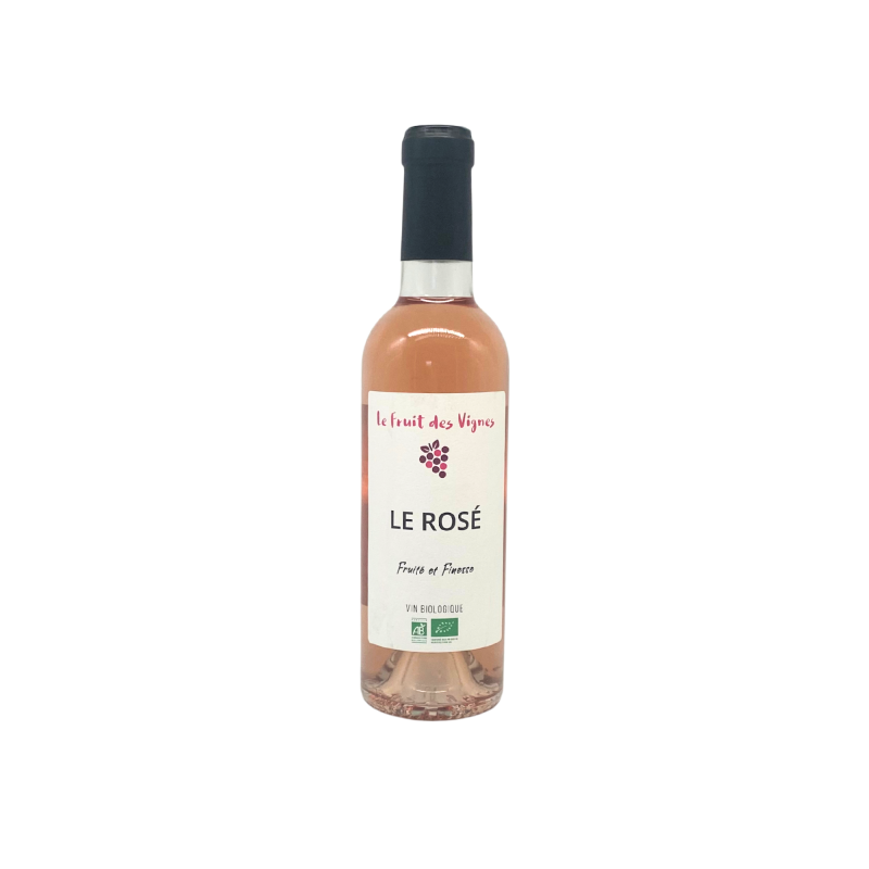 DEMI BOUTEILLE - LE ROSÉ - Le Fruit des Vignes VDCE
