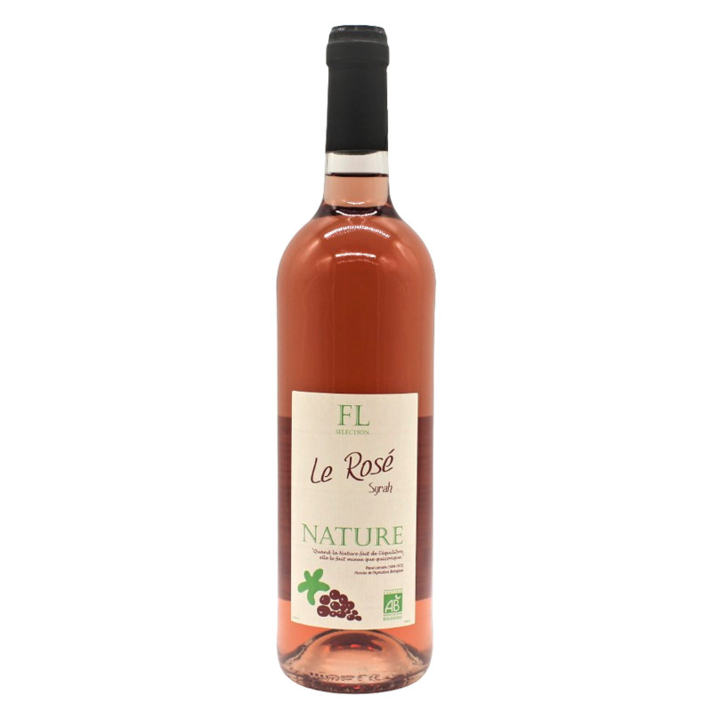 LE ROSÉ SYRAH NATURE - FL Sélection LE ROSÉ SYRAH NATURE - FL Sélection