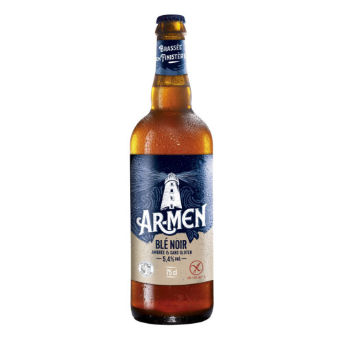 AR-MEN - Bière Ambrée Sans Gluten Blé Noir - 75cl