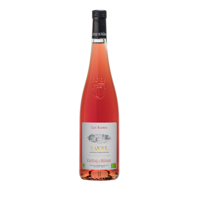 AOP TAVEL Rosé 2023 - Les Safres Château Manissy AOP TAVEL Rosé 2023 - Les Safres Château Manissy
