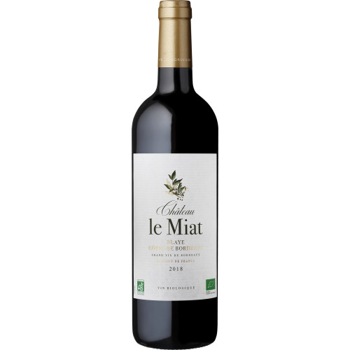 AOP BLAYE COTES DE BDX 2018 - Château le Miat