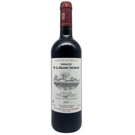 AOP COTES DE CASTILLON 2019 - Dne Grande Courraye