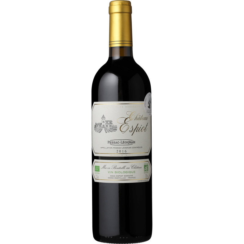 AOP PESSAC LEOGNAN 2016 - Château Espiot