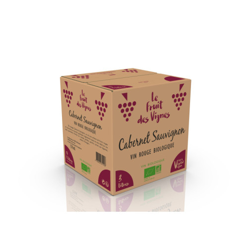 BIB 3L - CABERNET SAUVIGNON - Le Fruit des Vignes